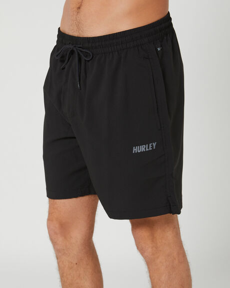 BLACK MENS CLOTHING HURLEY SHORTS - MWS0006850H010