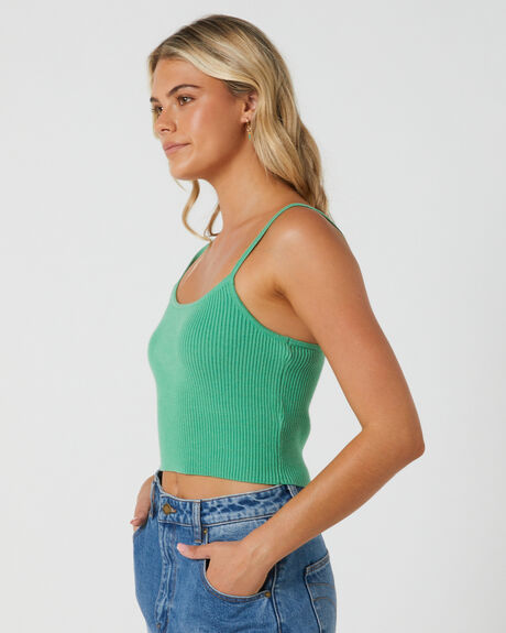 LIGHT GREEN WOMENS CLOTHING ALL ABOUT EVE TOPS - 6420062LGRN