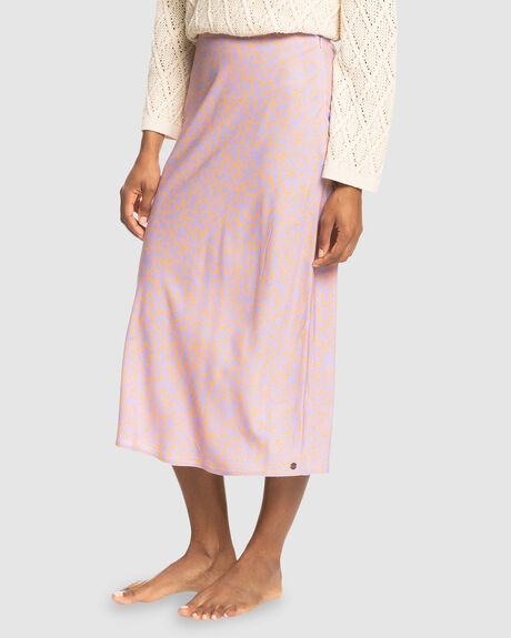ORANGE HAWAIIAN HEAT WOMENS CLOTHING ROXY SKIRTS - ERJWK03140-NGZ4