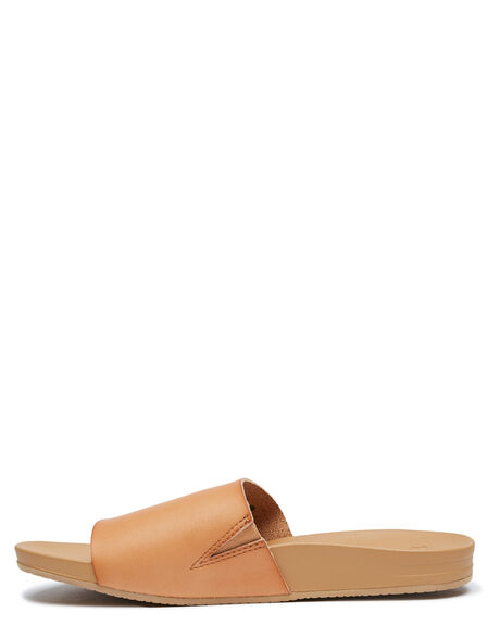 Reef Womens Cushion Bounce Scout Slide - Natural | SurfStitch