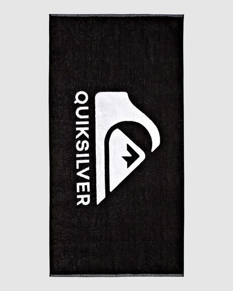 BLACK MENS ACCESSORIES QUIKSILVER TOWELS - AQYAA03187-KVJ0