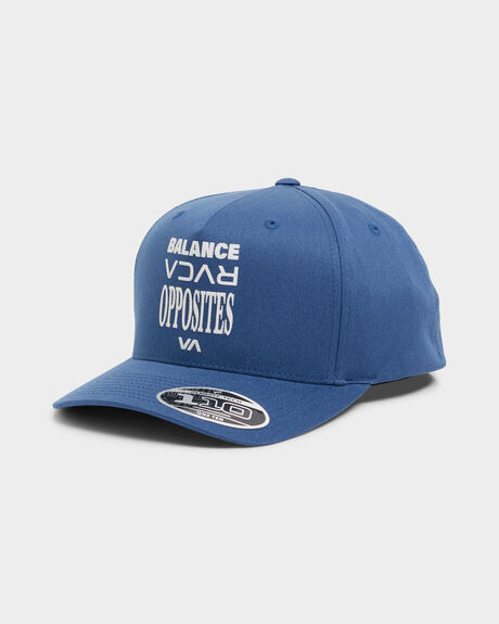 CLASSIC BLUE MENS ACCESSORIES RVCA HEADWEAR - UVYHA00125-CSB