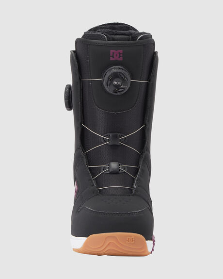 BLACK PURPLE SNOW WOMENS DC SHOES SNOWBOARD BOOTS - ADJO100037-BPU
