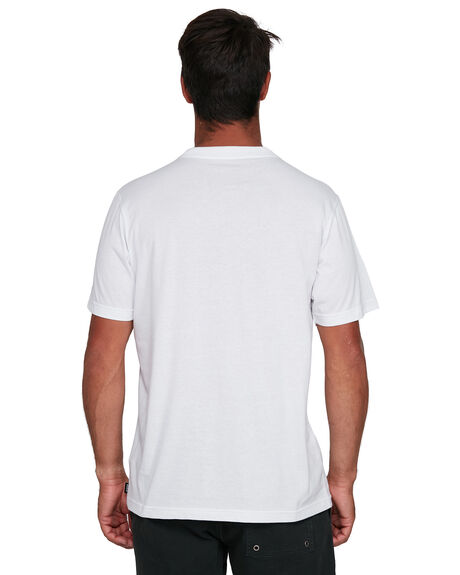 WHITE MENS CLOTHING RVCA GRAPHIC TEES - RV-R105056-WHT