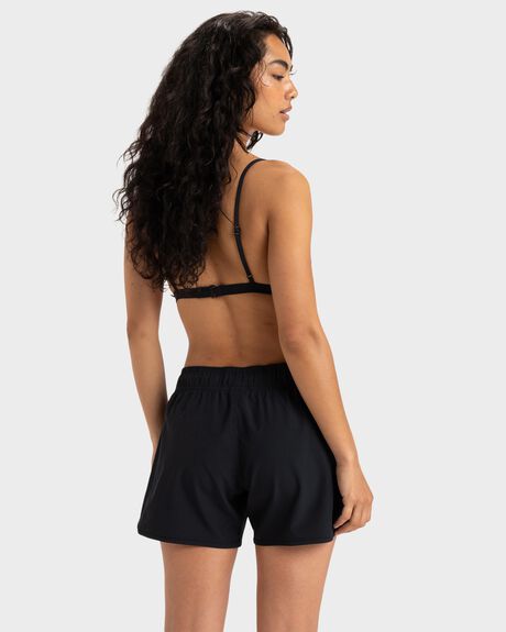 ANTHRACITE WOMENS CLOTHING ROXY SHORTS - ERJBS03139-KVJ0