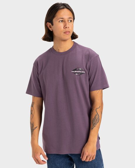 VINTAGE VIOLET MENS CLOTHING QUIKSILVER T-SHIRTS + SINGLETS - UQYZT05510-PQC0