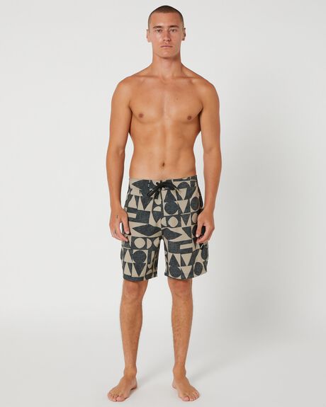 BLACK MENS CLOTHING STCY.CO BOARDSHORTS - STBS0009-28