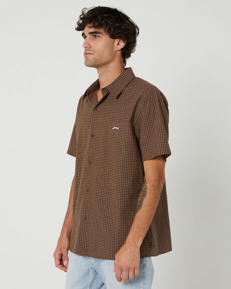 KHAKI MENS CLOTHING RUSTY SHIRTS - WSM1102KHA