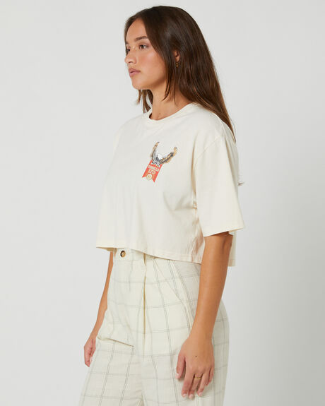HERITAGE WHITE WOMENS CLOTHING THRILLS TEES - WTA23-137AWHT