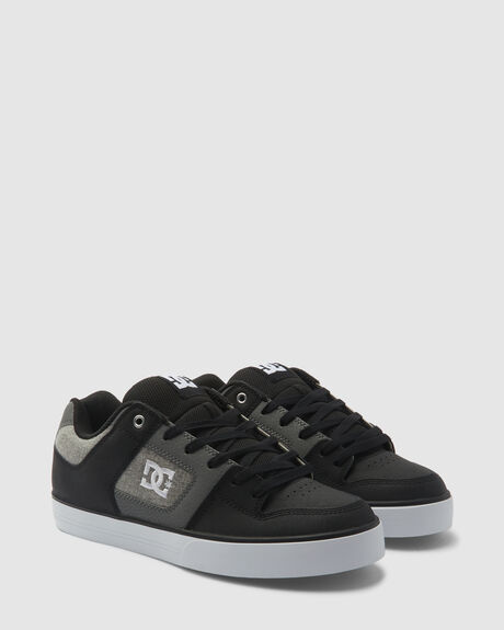 BLACK WHITE ARMOR MENS FOOTWEAR DC SHOES SNEAKERS - 300660-KWA