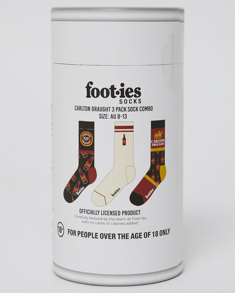 MULTI MENS ACCESSORIES FOOT-IES SOCKS + UNDERWEAR - FCAR869-MULT