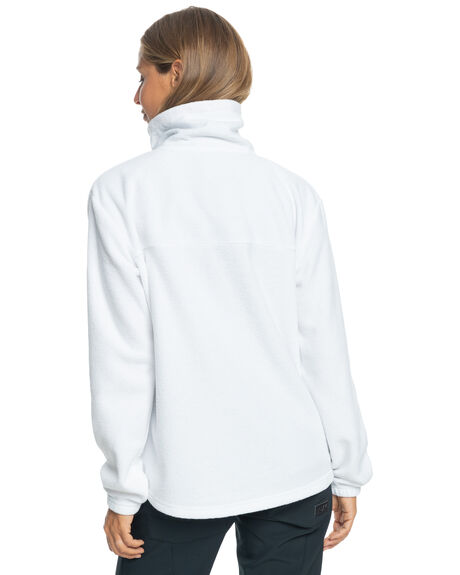 BRIGHT WHITE WOMENS CLOTHING ROXY JUMPERS - ERJFT04713-WBB0