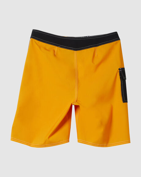 RADIANT YELLOW KIDS YOUTH BOYS QUIKSILVER BOARDSHORTS - AQBBS03141-NJZ0