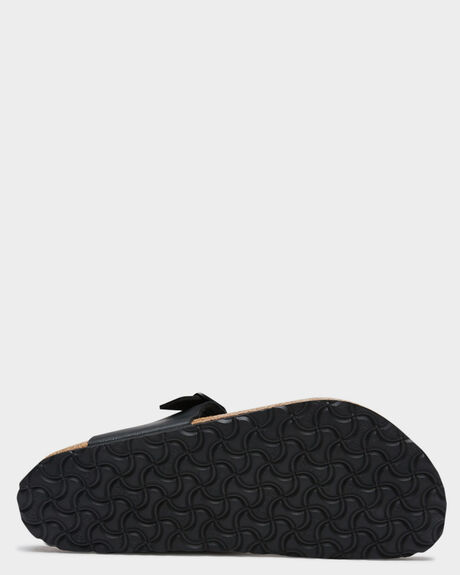 BLACK MENS FOOTWEAR BIRKENSTOCK SLIDES + THONGS - 043691