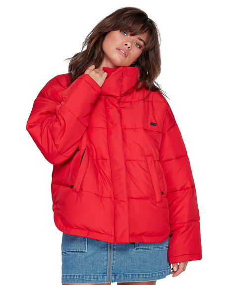 RED WOMENS CLOTHING ELEMENT JACKETS - EL-296457-RED