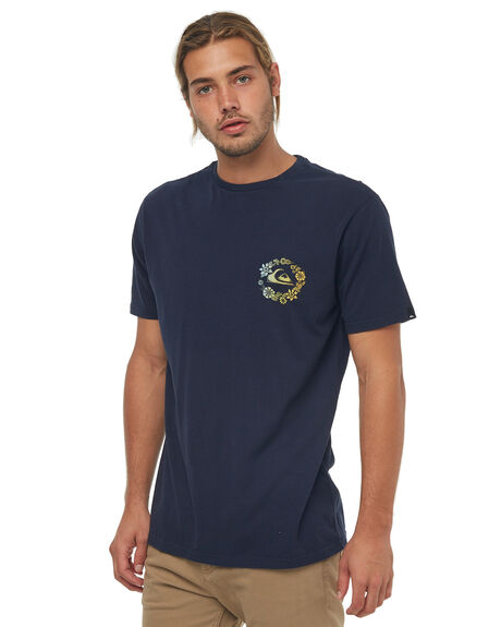 NAVY BLAZER MENS CLOTHING QUIKSILVER GRAPHIC TEES - EQYZT04787BYJ0