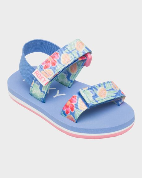 BLUE MIST KIDS GIRLS ROXY SANDALS - AROL100020-BM5