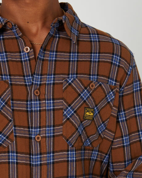 NAVY MULTI MENS CLOTHING DEPACTUS SHIRTS - D5214170NAVMUL