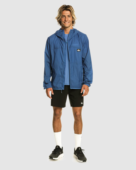 SNORKEL BLUE MENS CLOTHING QUIKSILVER JACKETS - EQYJK03944-BRT0