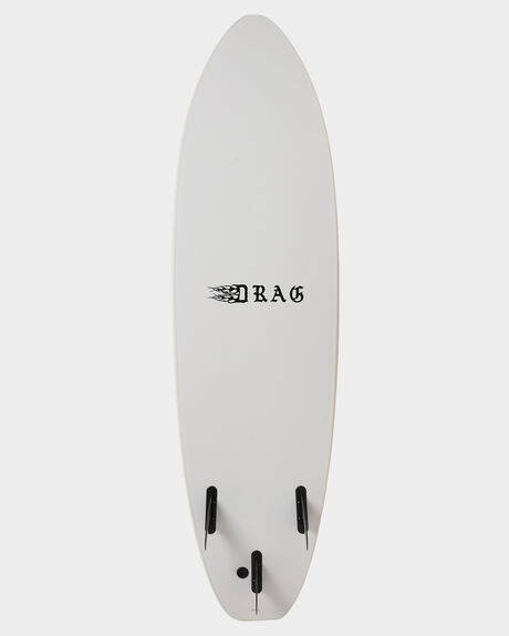 WHITE WHITE BOARDSPORTS SURF DRAG SOFTBOARDS - DBCDART66WHTWH