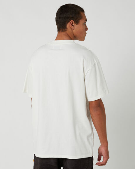 VINTAGE WHITE MENS CLOTHING THE CRITICAL SLIDE SOCIETY T-SHIRTS + SINGLETS - TE24008-VIW