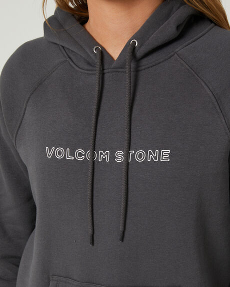 ASPHALT BLACK WOMENS CLOTHING VOLCOM HOODIES - B3111886ASB