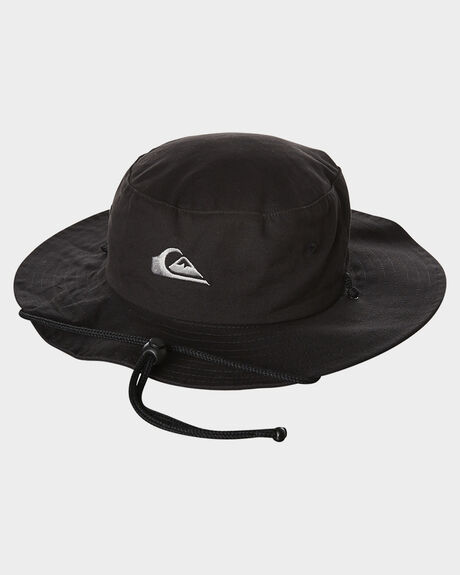 BLACK MENS ACCESSORIES QUIKSILVER HEADWEAR - AQYHA03314KVJ0