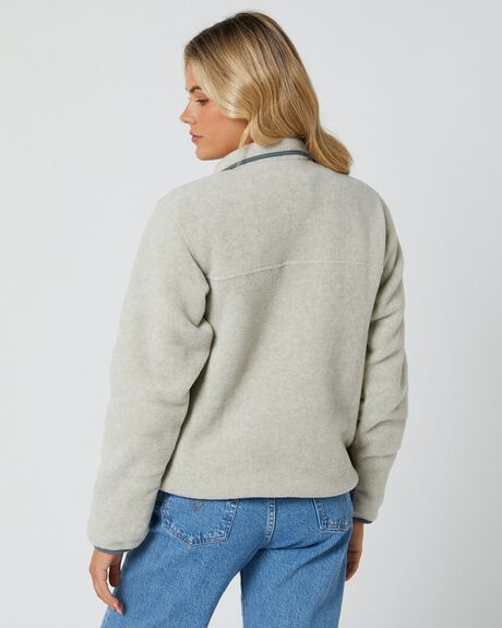 OATMEAL HEATHER WOMENS CLOTHING PATAGONIA JUMPERS - 25455-OLGN-XXS