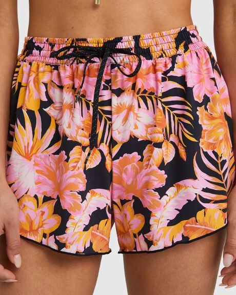 BLACK WOMENS CLOTHING BILLABONG SHORTS - UBJBS00126-BLK