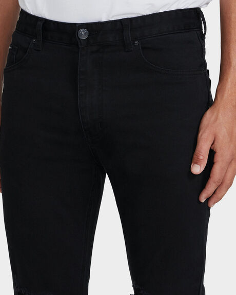 BLACK MENS CLOTHING STANDARD JEAN CO JEANS - 17554100037