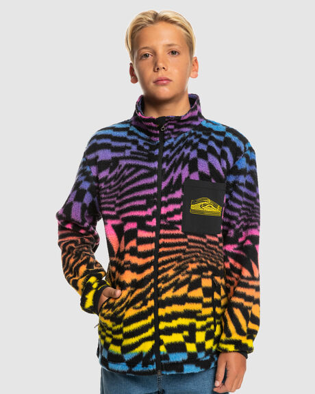 PINK GLO KIDS YOUTH BOYS QUIKSILVER JUMPERS + HOODIES - EQBFT03817-MMY6