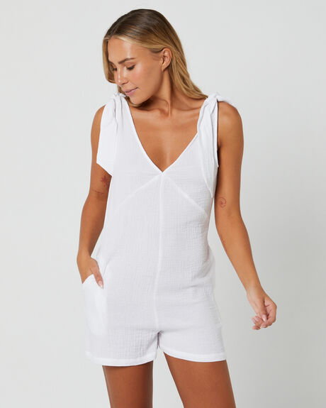 WHITE WOMENS CLOTHING SWELL PLAYSUITS + OVERALLS - SWWS24193WHT