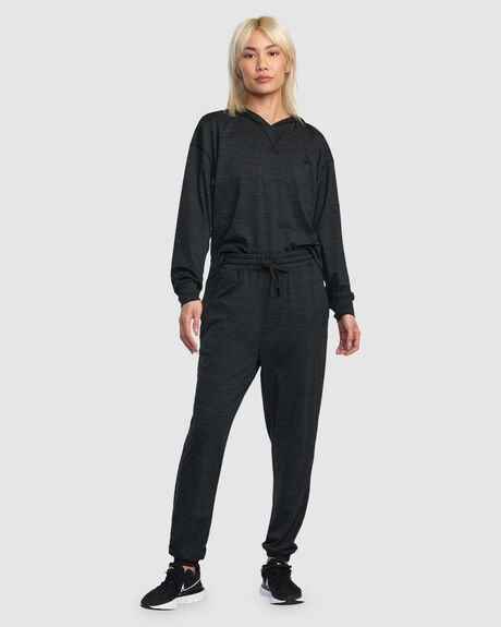 BLACK WOMENS CLOTHING RVCA PANTS - AVJNP00238-BLK