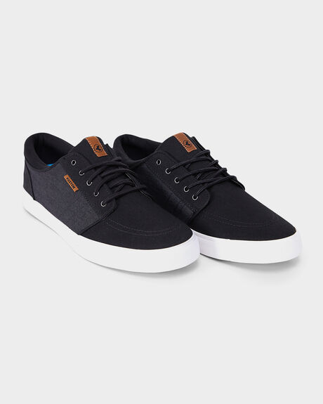 BLACK MICRO MENS FOOTWEAR KUSTOM SNEAKERS - 4937100C-BCR