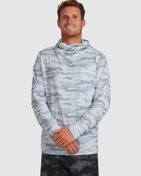 WHITE CAMO SURF MENS XCEL RASHVESTS - MIC976H1-W05-XS