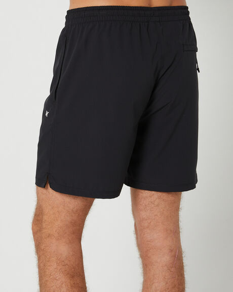 BLACK MENS CLOTHING HURLEY SHORTS - MWSSP23ETRBLK