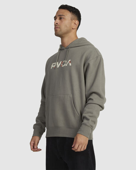 OLIVE MENS CLOTHING RVCA HOODIES - UVYFT00248-GPB0