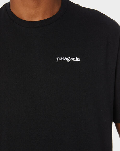 BLACK MENS CLOTHING PATAGONIA T-SHIRTS + SINGLETS - 38501-BLK-XS
