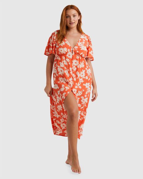 NECTARINE WOMENS CLOTHING BILLABONG DRESSES - UBJWD00312-NZK0