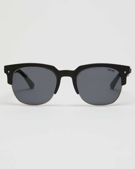 POLAR MATT BLACK MENS ACCESSORIES LIIVE VISION SUNGLASSES - L0713APMB