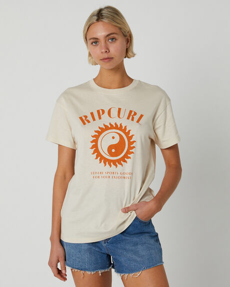 OFF WHITE WOMENS CLOTHING RIP CURL T-SHIRTS + SINGLETS - 083WTE0003