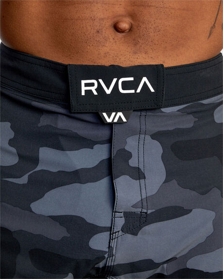 GREY CAMO MENS CLOTHING RVCA SPORTSWEAR - AVYWS00174-KZM6