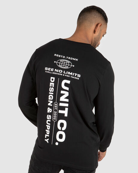 BLACK MENS CLOTHING UNIT T-SHIRTS + SINGLETS - 243165001-BLK