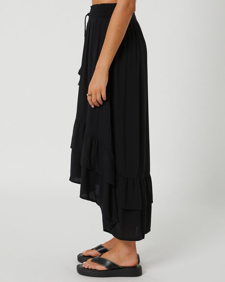 BLACK WOMENS CLOTHING VOLCOM SKIRTS - B1432077-BLK