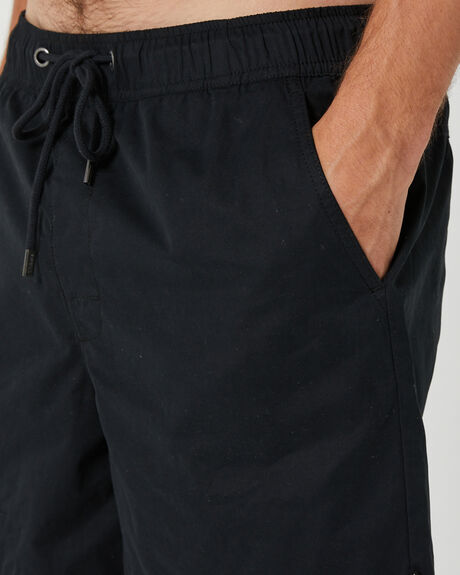 BLACK MENS CLOTHING SWELL BOARDSHORTS - SWMS23218BLK