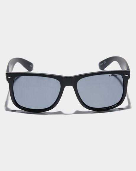 MATTE BLACK MENS ACCESSORIES LIIVE VISION SUNGLASSES - L0673AMBLK