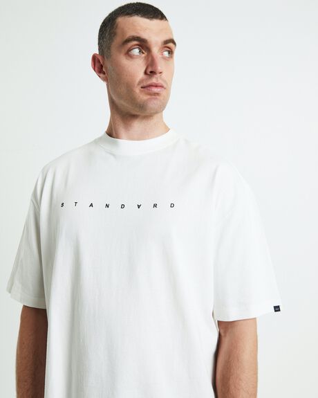 WHITE MENS CLOTHING STANDARD JEAN CO GRAPHIC TEES - 52620500027