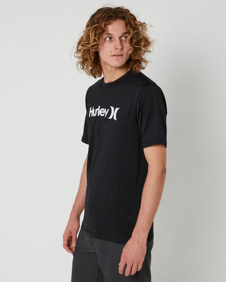 BLACK SURF MENS HURLEY RASHVESTS - HAML1010010