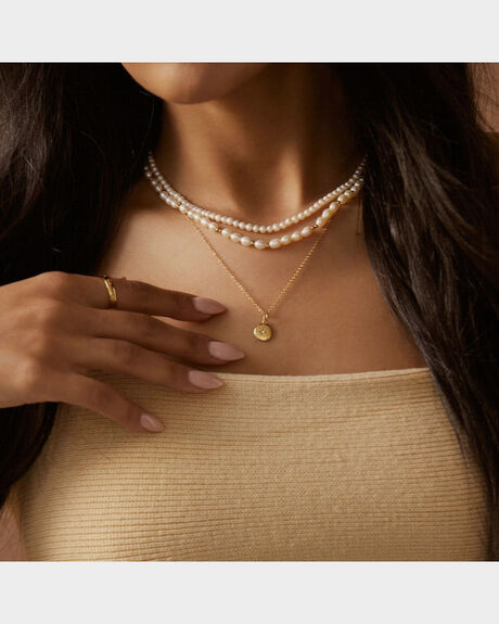 GOLD WOMENS ACCESSORIES EL&RO JEWELLERY JEWELLERY - AW22-NN-YG