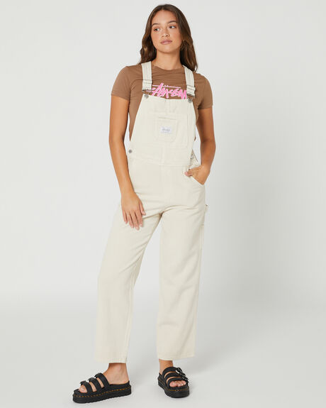 CREAM WOMENS CLOTHING STUSSY PLAYSUITS + OVERALLS - ST121604CRM